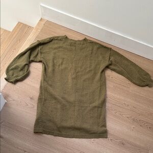Olive Green Knit Sweater